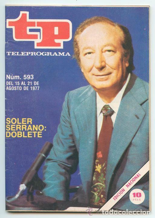 Collezionismo di Riviste e Giornali: TP - TELEPROGRAMA - 1977 - JOAQUIN SOLER SERRANO