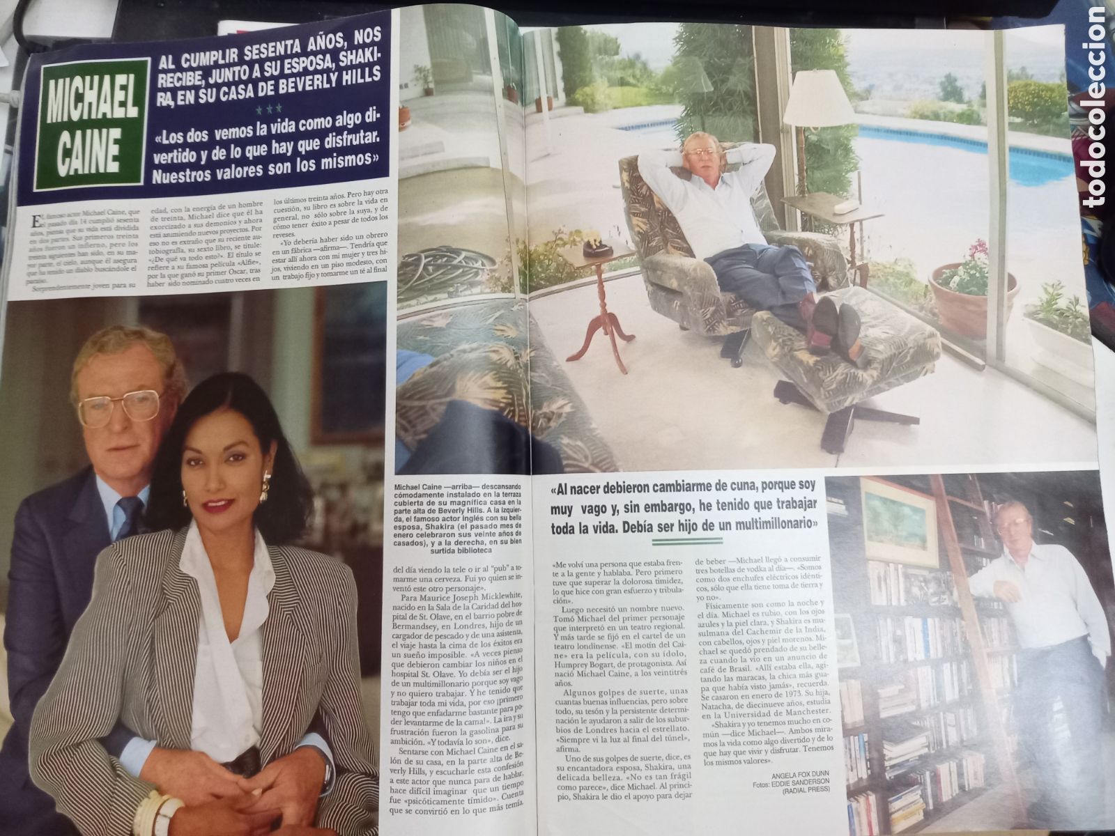Coleccionismo de Revistas y Peri&oacute;dicos: MICHAEL CAINE SHAKIRA