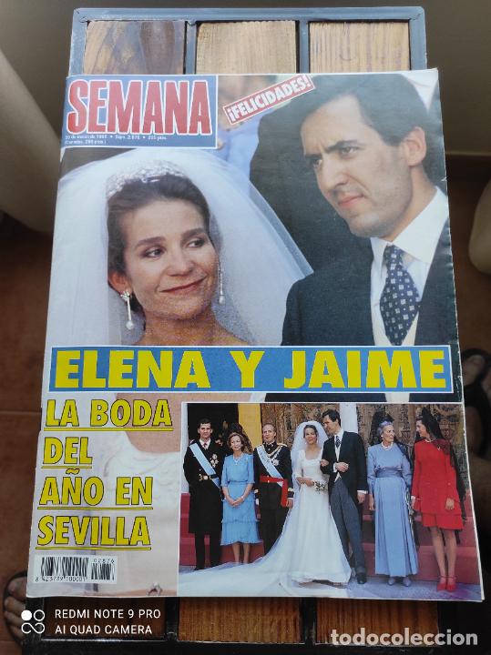 Coleccionismo de Revistas y Peri&oacute;dicos: REVISTA SEMANA - NUM 2876 DE 1995 - BODA INFANTA ELENA