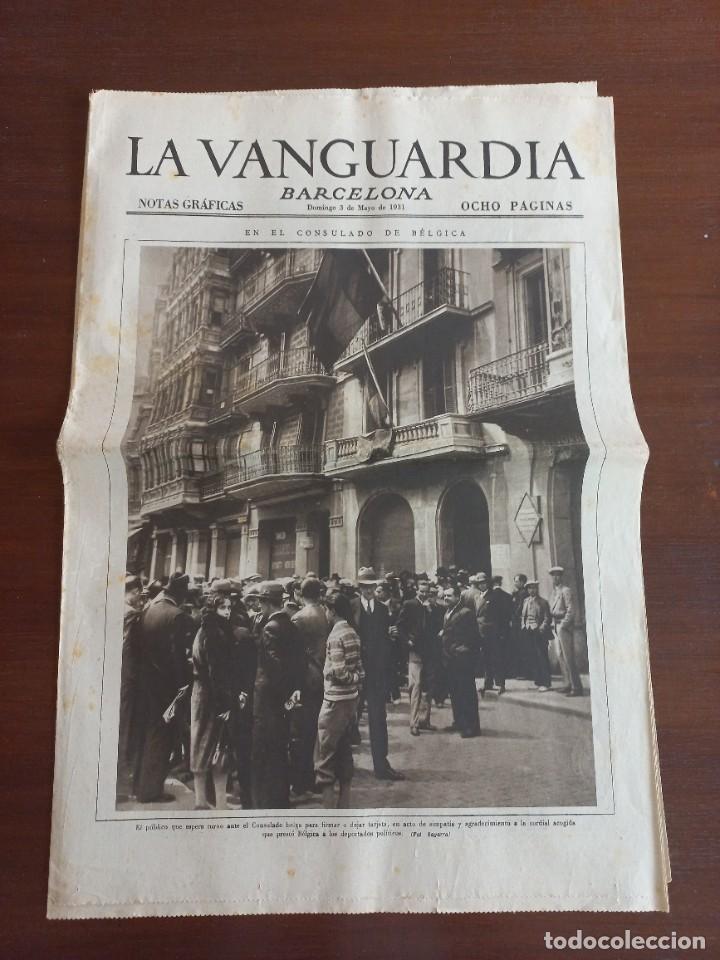Coleccionismo de revistas y peri&oacute;dicos: la vanguardia ocho p&aacute;ginas, 7 de junio 1931