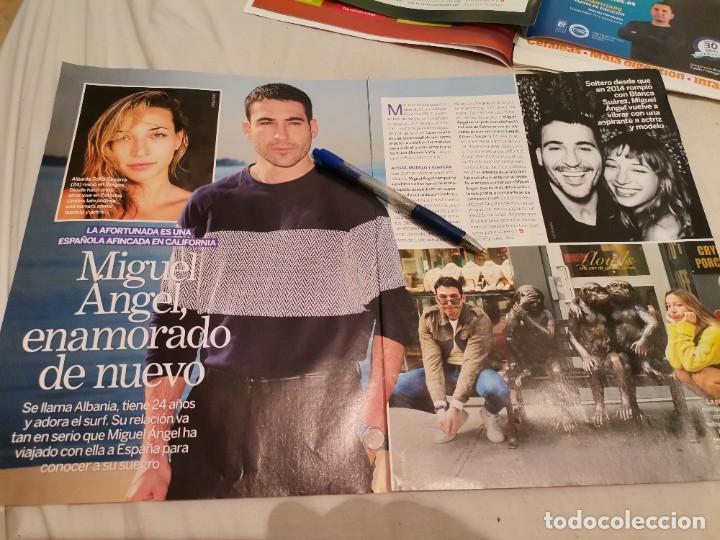 Coleccionismo de Revistas y Peri&oacute;dicos: MIGUEL ANGEL SILVESTRE 2 PAG REVERSO HIJO SECRETO DE JULIO IGLESIAS RECORTE REVISTA 2017