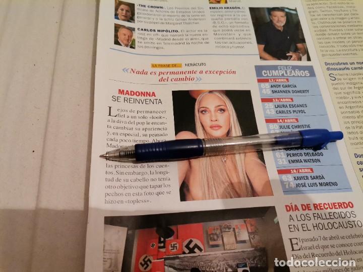 Coleccionismo de Revistas y Peri&oacute;dicos: MADONNA TOPLESS REVERSO KATY PERRY, JESSICA ALBA RECORTE REVISTA 2021
