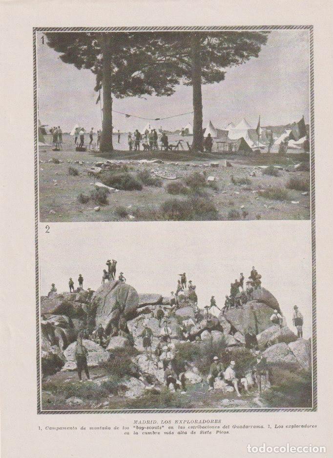 Coleccionismo de Revistas y Peri&oacute;dicos: * GUADARRAMA, Siete Picos *BOY SCOUTS * Campamento de los exploradores - 1922