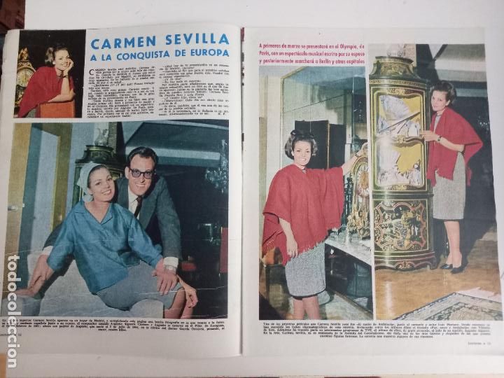 Coleccionismo de Revistas y Peri&oacute;dicos: carmen sevilla 1966