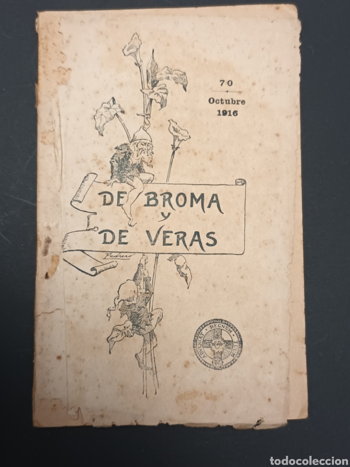 Collection Magazines and Newspapers: DE BROMA Y DE VERAS. N 70 1916. BILBAO.