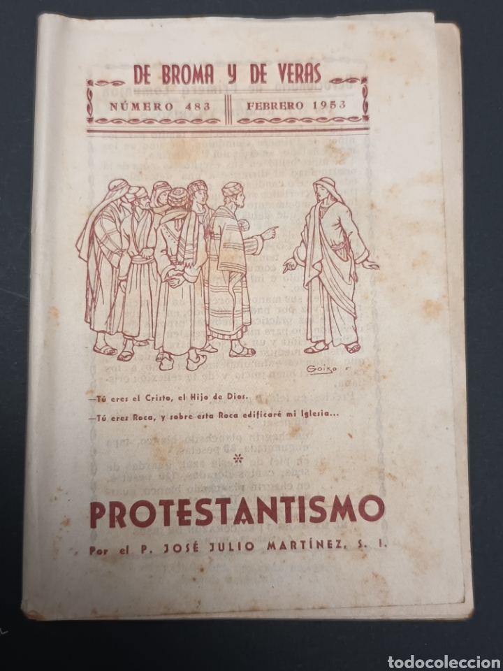 Collection Magazines and Newspapers: DE BROMA Y DE VERAS. N 483. 1953. BILBAO.