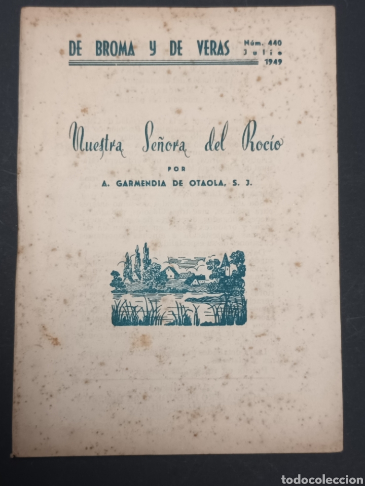 Coleccionismo de Revistas y Peri&oacute;dicos: DE BROMA Y DE VERAS. N 440. 1949. BILBAO.