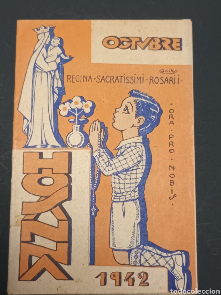 Coleccionismo de Revistas y Peri&oacute;dicos: HOSANNA. OCTUBRE 1942. BILBAO.