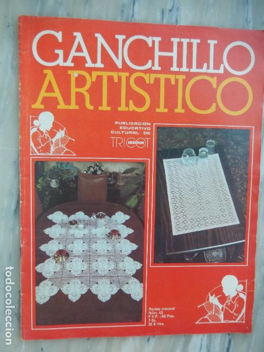 Coleccionismo de Revistas y Peri&oacute;dicos: GANCHILLO ARTISTICO REVISTA N&ordm; 43 -TRICOT SELECTION