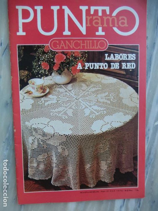 Coleccionismo de Revistas y Peri&oacute;dicos: PUNTO RAMA - GANCHILLO - 8 - LABORES A PUNTO DE RED