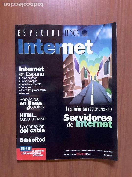 Colecionismo de Revistas e Jornais: Especial Internet- Suplemento PC World 119