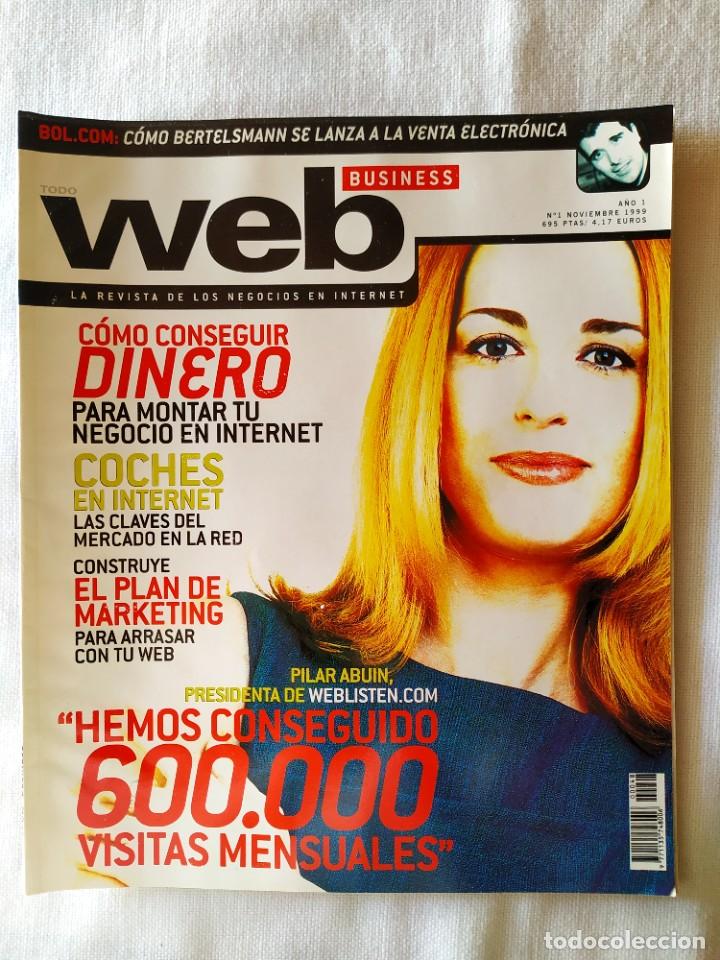 Coleccionismo de revistas y peri&oacute;dicos: REVISTA WEB BUSINESS, N&Uacute;M. 1, NOVIEMBRE 1999 - MUY RARA EN EL MERCADO