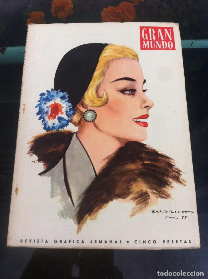 Coleccionismo de Revistas y Peri&oacute;dicos: REVISTA. GRAN MUNDO. REVISTA GR&Aacute;FICA SEMANAL. 1956. N&ordm; 90