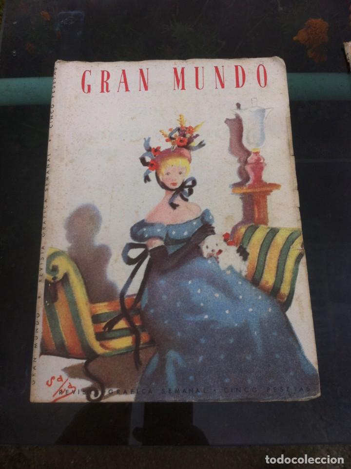 Coleccionismo de Revistas y Peri&oacute;dicos: REVISTA. GRAN MUNDO. REVISTA GR&Aacute;FICA SEMANAL. 1955. N&ordm; 55