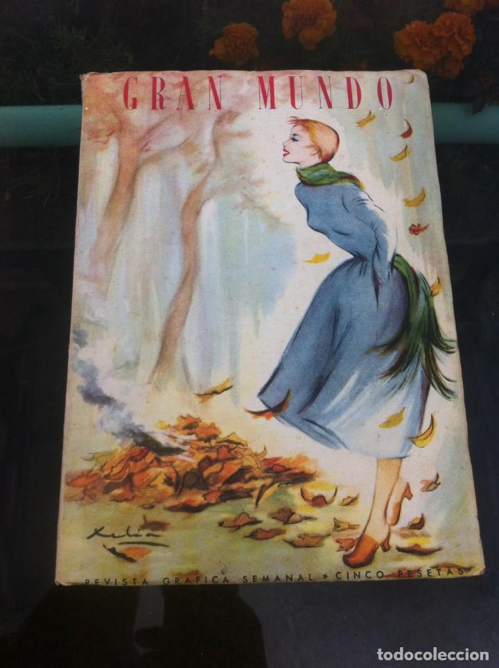 Coleccionismo de Revistas y Peri&oacute;dicos: REVISTA. GRAN MUNDO. REVISTA GR&Aacute;FICA SEMANAL. 1954. N&ordm; 35