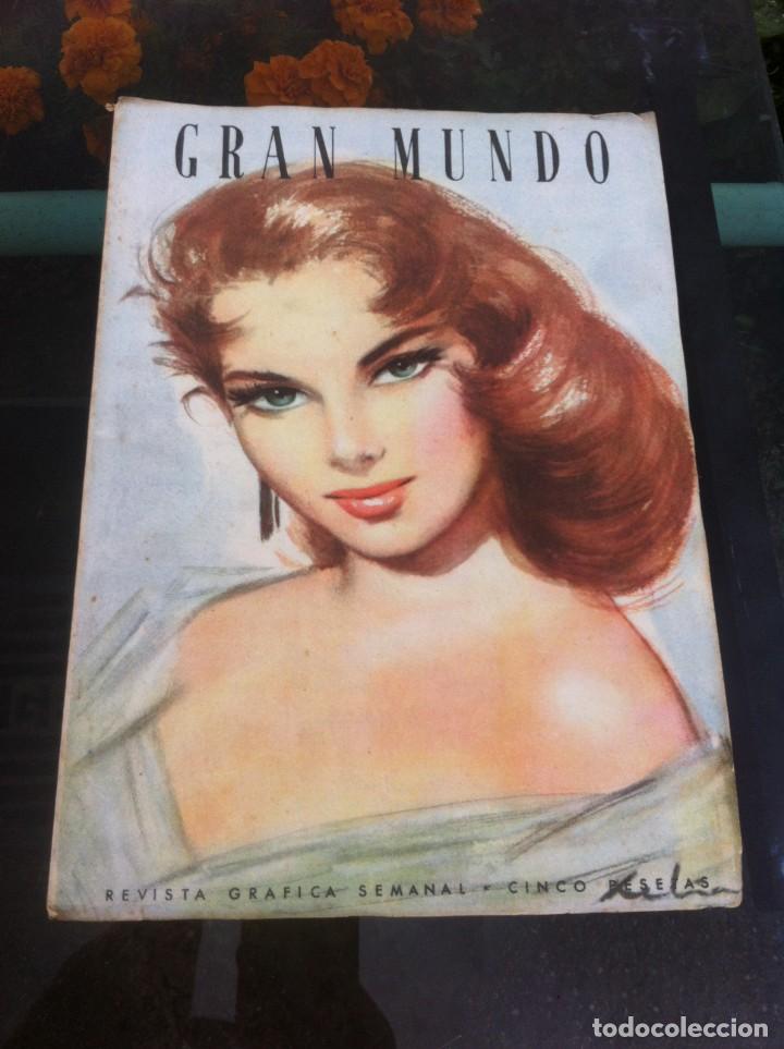 Coleccionismo de Revistas y Peri&oacute;dicos: REVISTA. GRAN MUNDO. REVISTA GR&Aacute;FICA SEMANAL. 1955. N&ordm; 70
