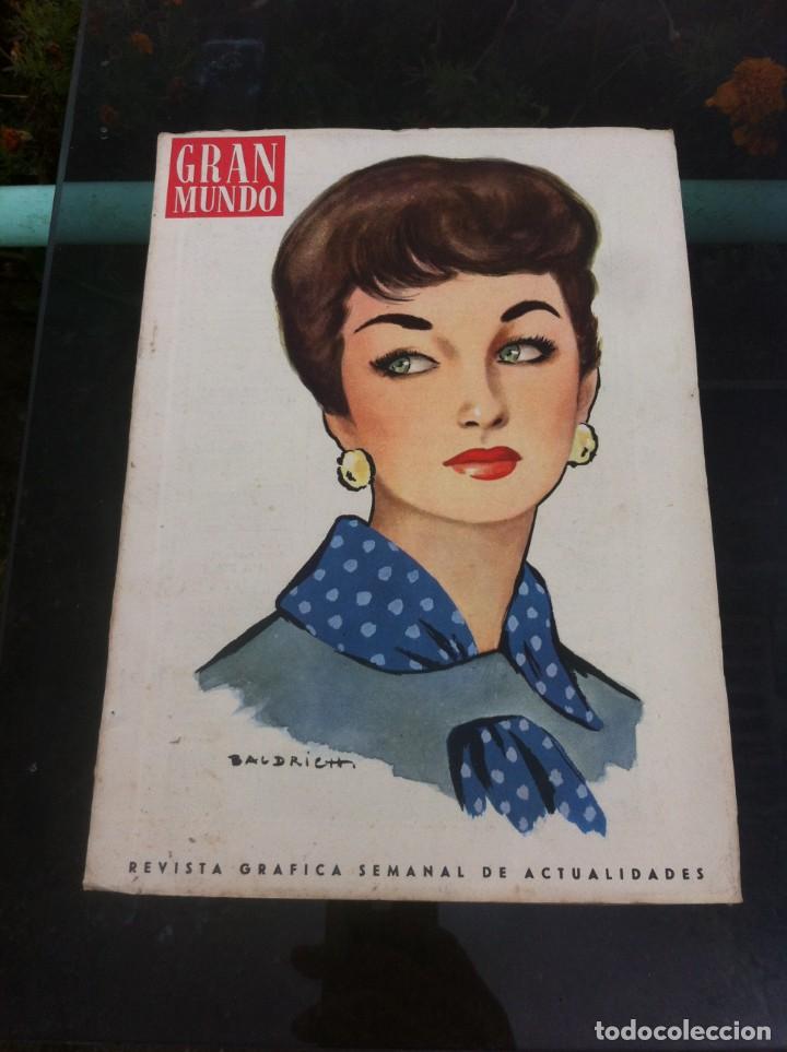 Coleccionismo de Revistas y Peri&oacute;dicos: REVISTA. GRAN MUNDO. REVISTA GR&Aacute;FICA SEMANAL. 1956. N&ordm; 95