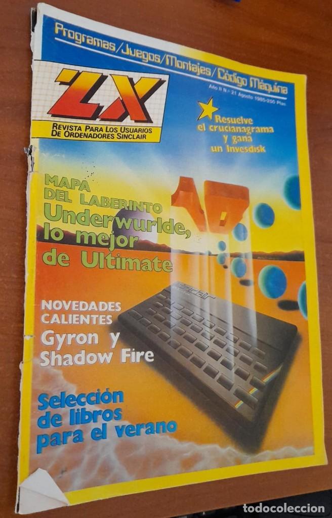 Coleccionismo de Revistas y Peri&oacute;dicos: REVISTA PARA LOS USUARIOS DE ORDENADORES SINCLAIR ZX, A&Ntilde;O II N&ordm; 21, AGOSTO DE 1985