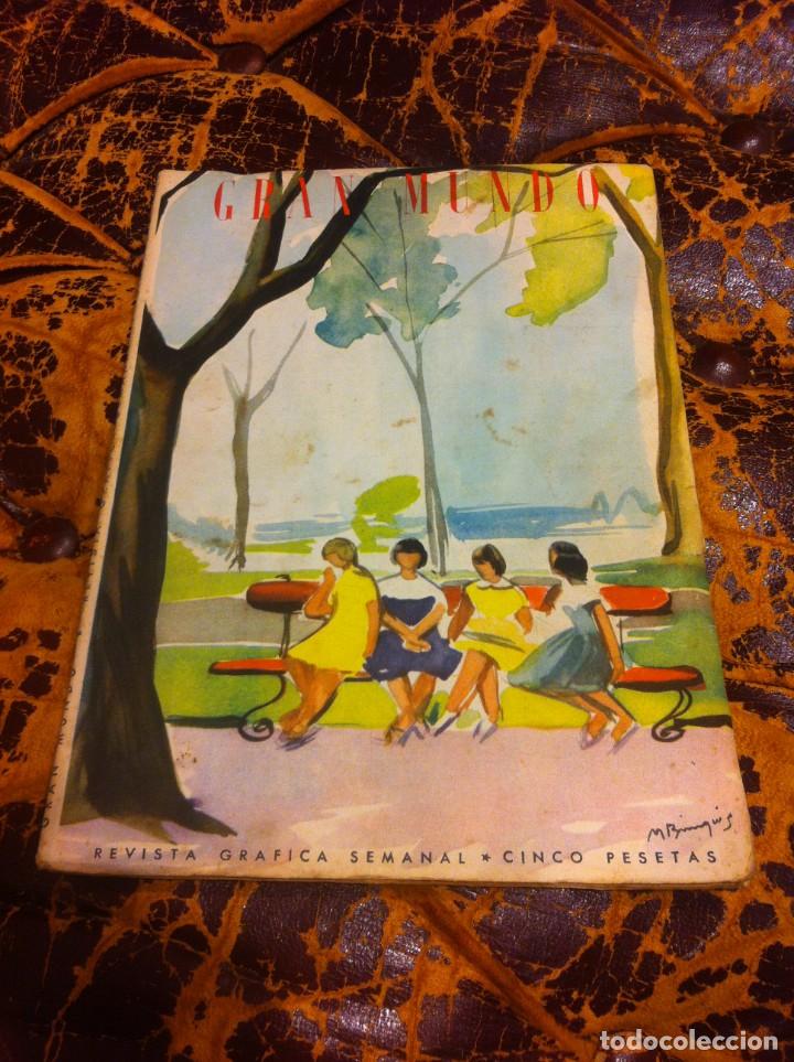 Coleccionismo de Revistas y Peri&oacute;dicos: REVISTA. GRAN MUNDO. REVISTA GR&Aacute;FICA SEMANAL. 1955. N&ordm; 39