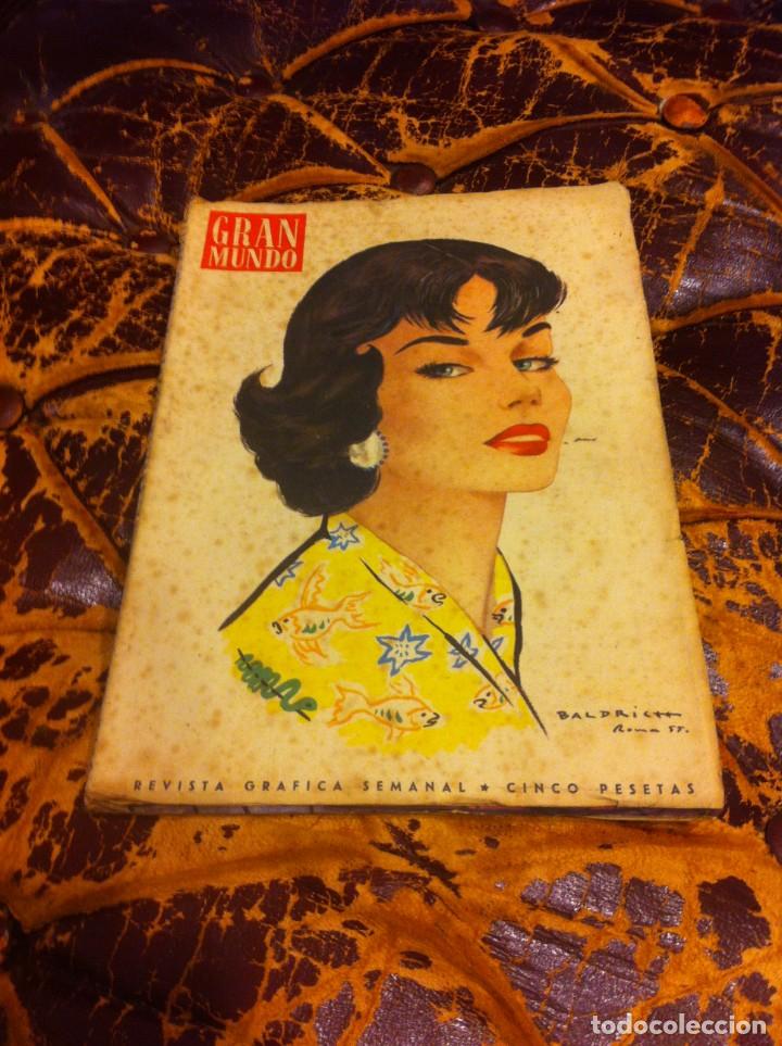 Coleccionismo de Revistas y Peri&oacute;dicos: REVISTA. GRAN MUNDO. REVISTA GR&Aacute;FICA SEMANAL. 1955. N&ordm; 62