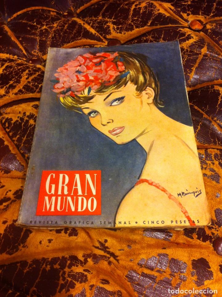 Coleccionismo de Revistas y Peri&oacute;dicos: REVISTA. GRAN MUNDO. REVISTA GR&Aacute;FICA SEMANAL. 1955. N&ordm; 69