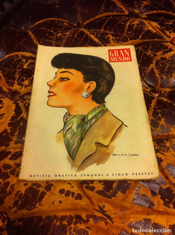 Coleccionismo de Revistas y Peri&oacute;dicos: REVISTA. GRAN MUNDO. REVISTA GR&Aacute;FICA SEMANAL. 1955. N&ordm; 83