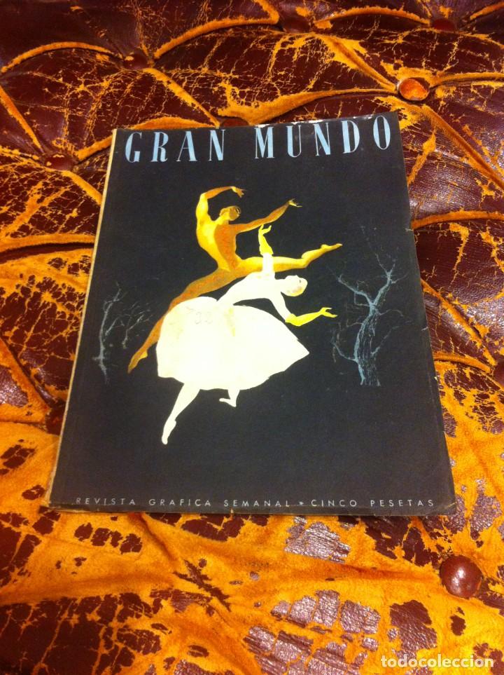 Coleccionismo de Revistas y Peri&oacute;dicos: REVISTA. GRAN MUNDO. REVISTA GR&Aacute;FICA SEMANAL. 1954. N&ordm; 32