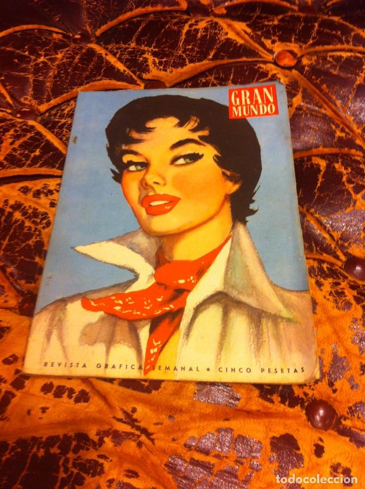 Coleccionismo de Revistas y Peri&oacute;dicos: REVISTA. GRAN MUNDO. REVISTA GR&Aacute;FICA SEMANAL. 1955. N&ordm; 71