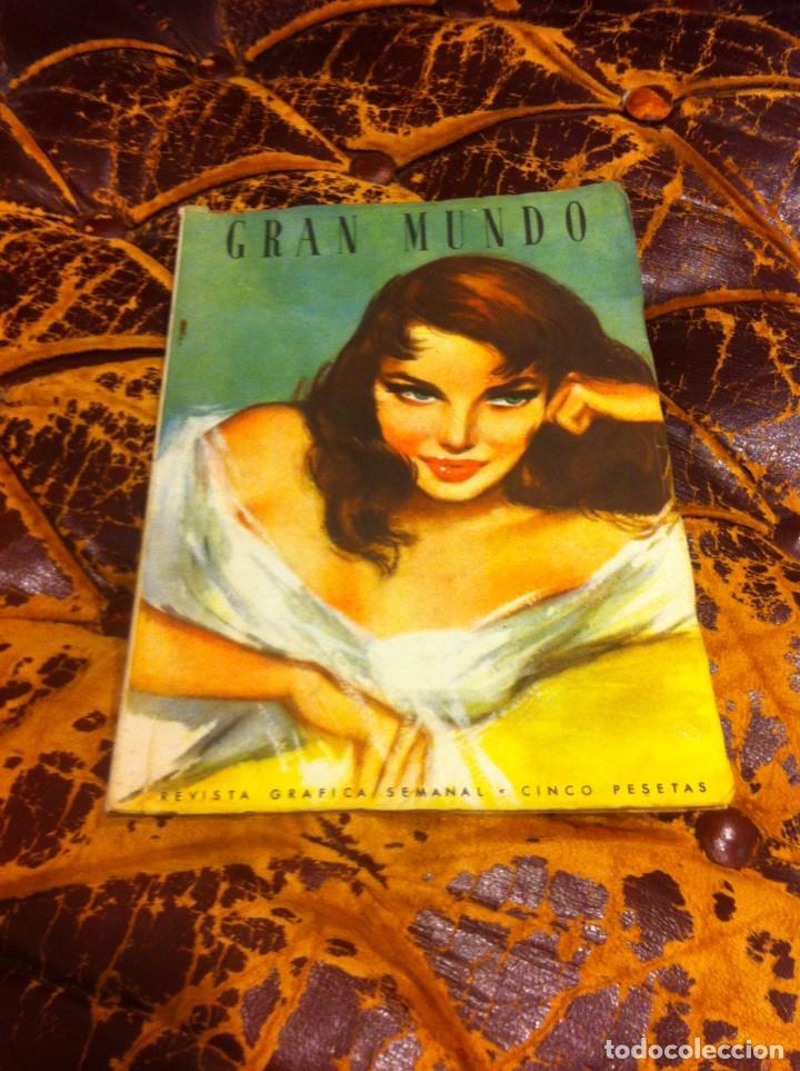 Coleccionismo de Revistas y Peri&oacute;dicos: REVISTA. GRAN MUNDO. REVISTA GR&Aacute;FICA SEMANAL. 1955. N&ordm; 46
