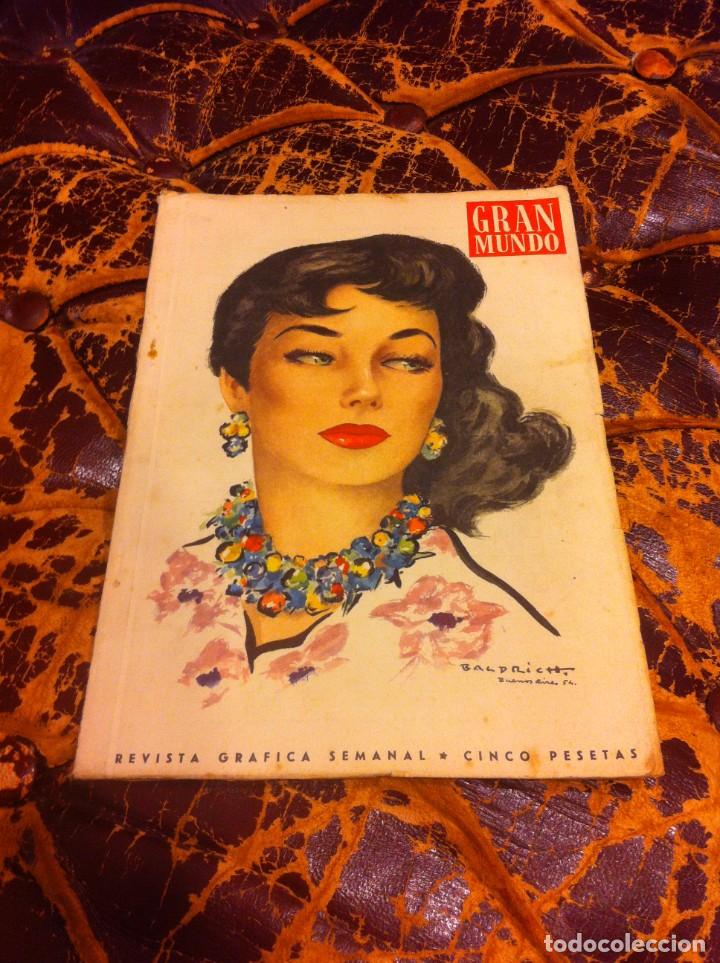 Coleccionismo de Revistas y Peri&oacute;dicos: REVISTA. GRAN MUNDO. REVISTA GR&Aacute;FICA SEMANAL. 1955. N&ordm; 58
