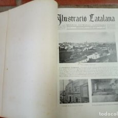 Coleccionismo de Revistas y Periódicos: ANTIGUO TOMO ILUSTRACIO CATALANA 1906. AÑO COMPLETO DESDE 7 JANER AL 23 DESEMBRE 1906.