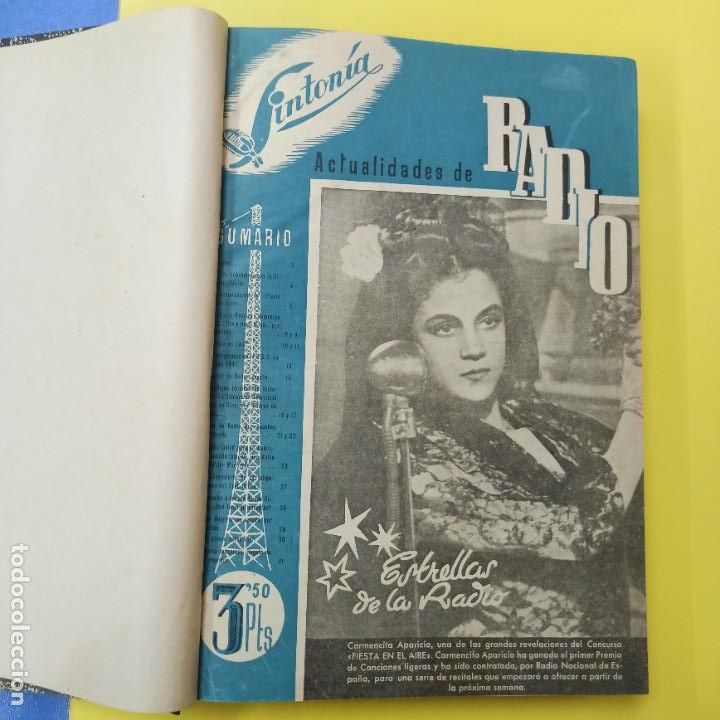 Coleccionismo de revistas y peri&oacute;dicos: TOMO ENCUADERNADO 25 REVISTAS - SINTONIA - A&Ntilde;O 1948