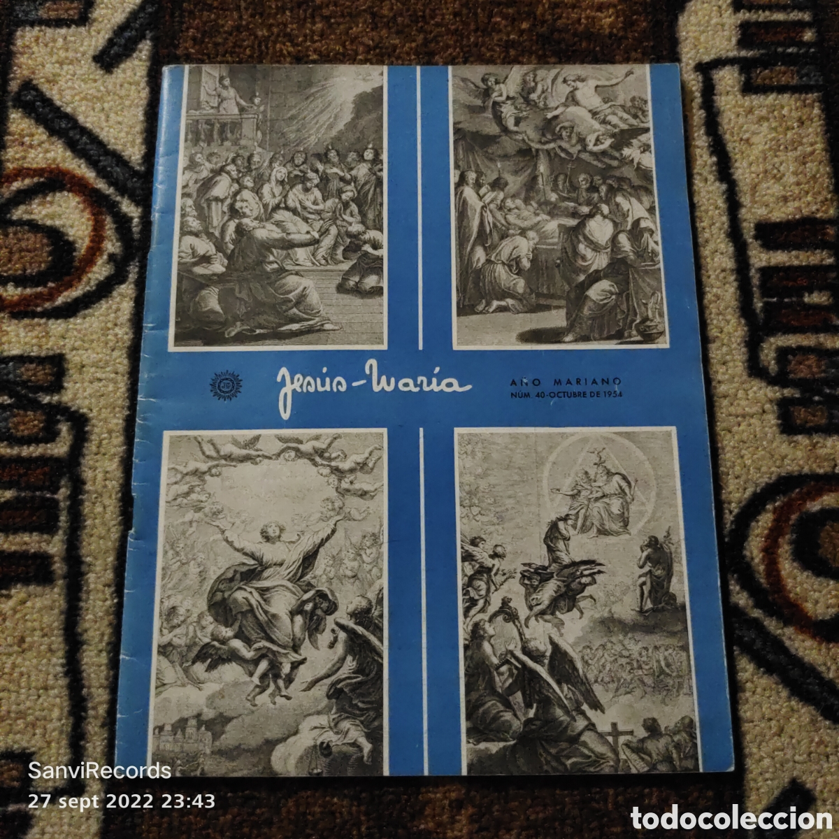 Coleccionismo de revistas y peri&oacute;dicos: JES&Uacute;S-MARIA, REVISTA TRIMESTRAL ILUSTRADA N&deg; 40 (A&Ntilde;O X, CUARTO TRIMESTRE)