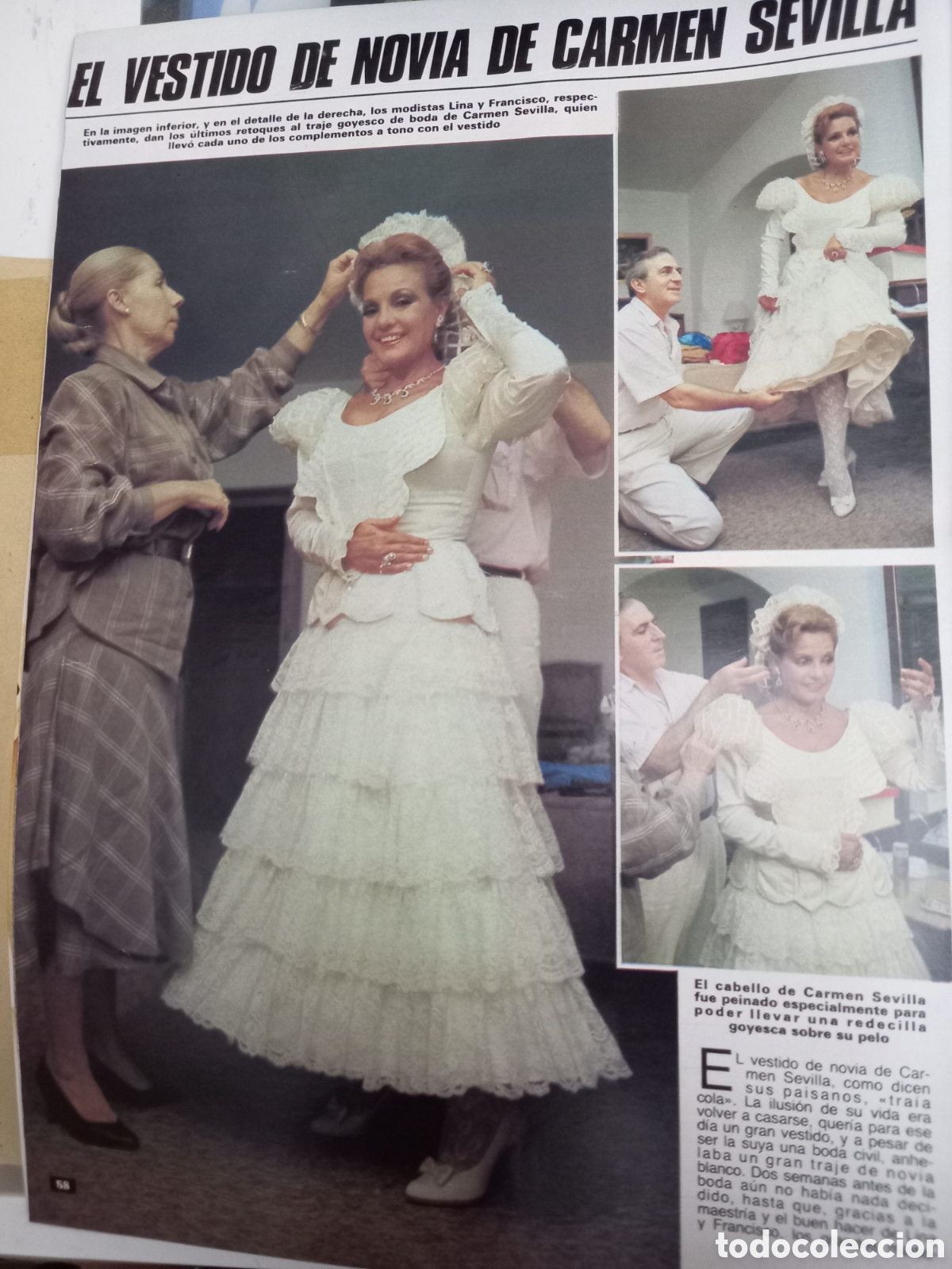 Coleccionismo de Revistas y Peri&oacute;dicos: MARCELINA FERNANDEZ LINA CARMEN SEVILLA