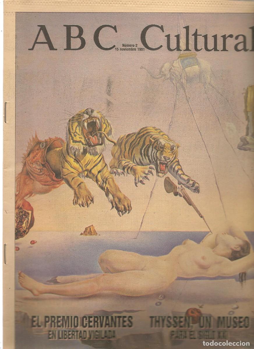 Coleccionismo de Revistas y Peri&oacute;dicos: ABC CULTURAL. N&ordm; 2. EL PREMIO CERVANTES / THYSSEN, UN MUSEO PARA EL SIGLO XXI. 15 NVB. 1991. (C/A6)