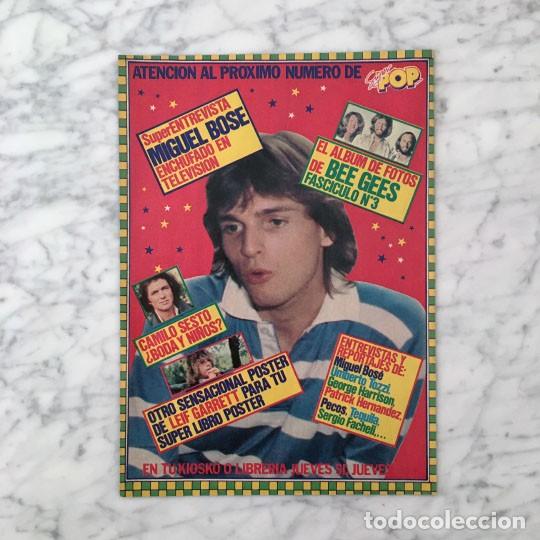 Coleccionismo de Revistas y Peri&oacute;dicos: RECORTE - ANUNCIO SUPER POP - MIGUEL BOSE - 1979