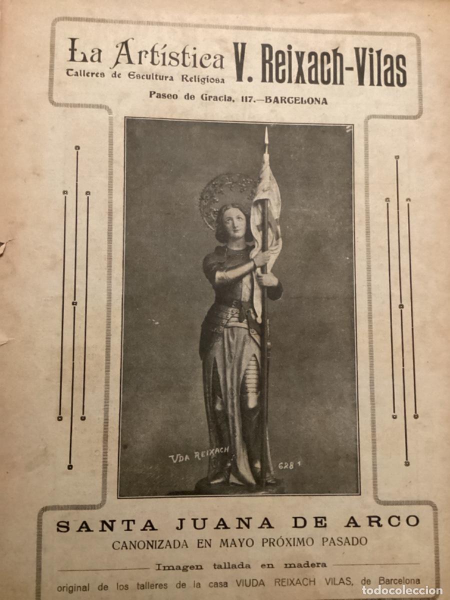 Coleccionismo de Revistas y Peri&oacute;dicos: CANONIZACI&Oacute;N SANTA JUANA DE ARCO, 1920 HOJA REVISTA
