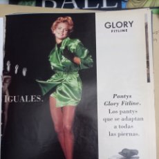Coleccionismo de Revistas y Periódicos: ANUNCIO MEDIAS GLORY LENCERIA PANTYS. Lote 364529356