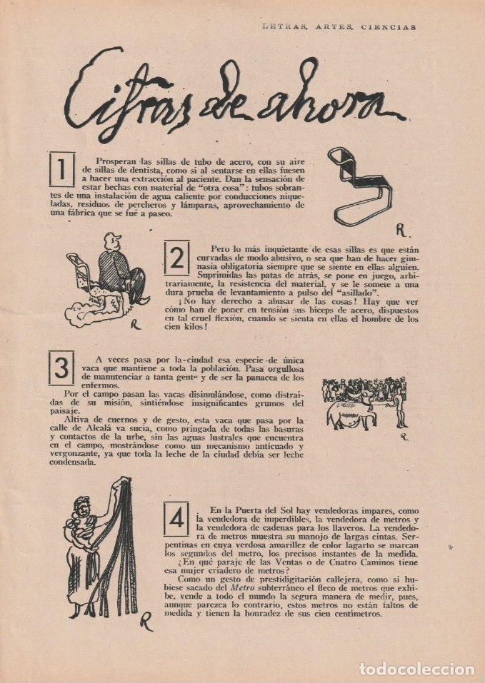 Coleccionismo de Revistas y Peri&oacute;dicos: Cifras de ahora / Ram&oacute;n G&oacute;mez de la Serna - 1931