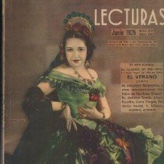 Coleccionismo de Revistas y Periódicos: REVISTA LECTURAS. AÑO XV. Nº 169. JUNIO 1935 A-REV-2366. Lote 364667666