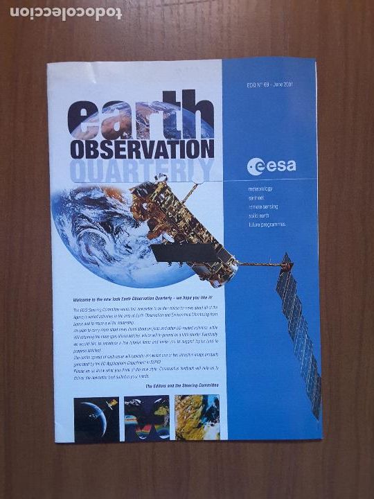 Coleccionismo de revistas y peri&oacute;dicos: Earth Observation Quaterly 69