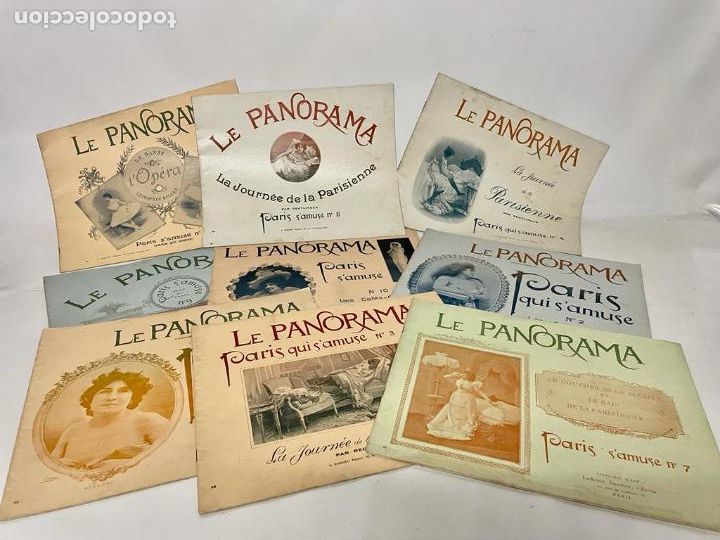 Coleccionismo de revistas y peri&oacute;dicos: LOTE DE 9 REVISTAS LE PANORAMA (LA JOURN&Eacute;E DE LA PARISIENNE)