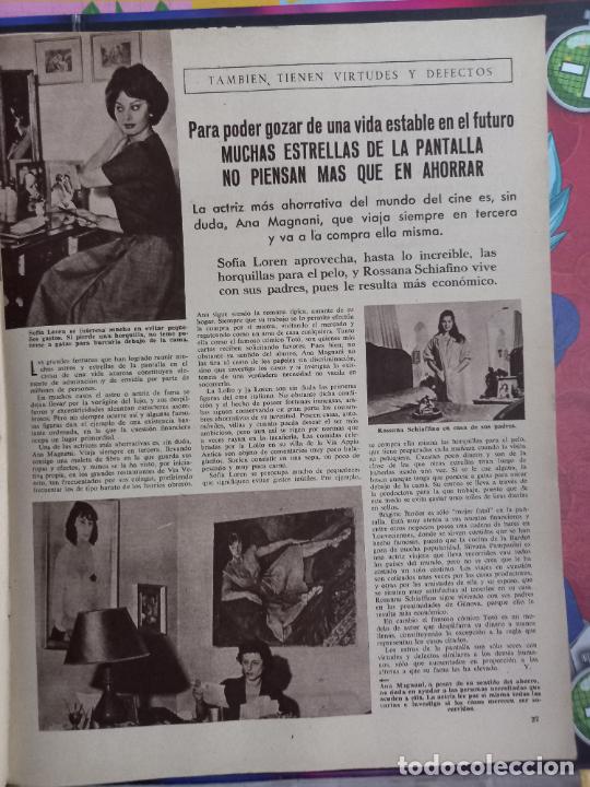 Coleccionismo de Revistas y Peri&oacute;dicos: ANNA MAGNANI ROSSANA SCHIAFFINO SOFIA LOREN