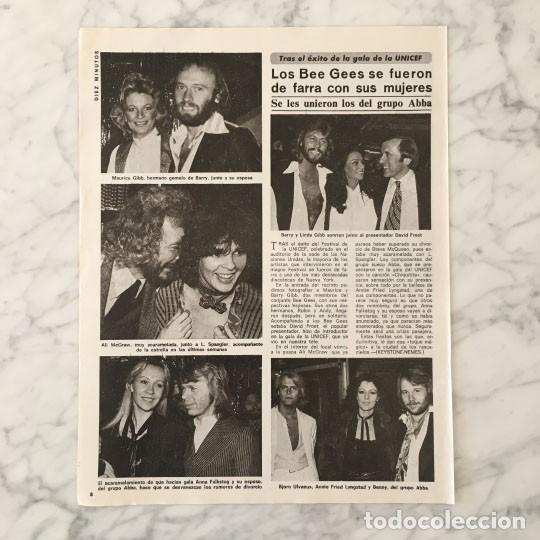 Coleccionismo de Revistas y Peri&oacute;dicos: REPORTAJE - LOS BEE GEES Y ABBA - 1979