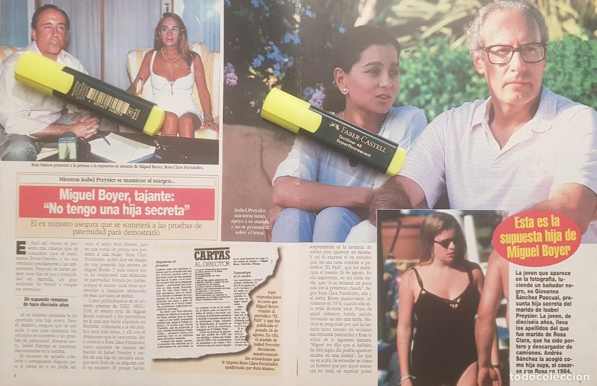 Coleccionismo de Revistas y Peri&oacute;dicos: Reportaje Isabel Preysler & Miguel Boyer 09.09.94