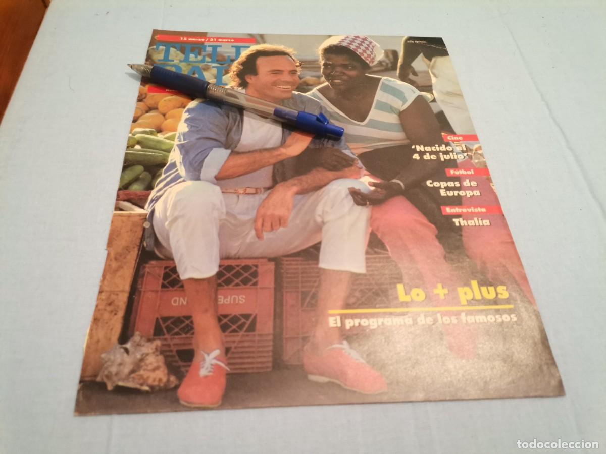 Coleccionismo de Revistas y Peri&oacute;dicos: JULIO IGLESIAS RECORTE REVISTA 1992