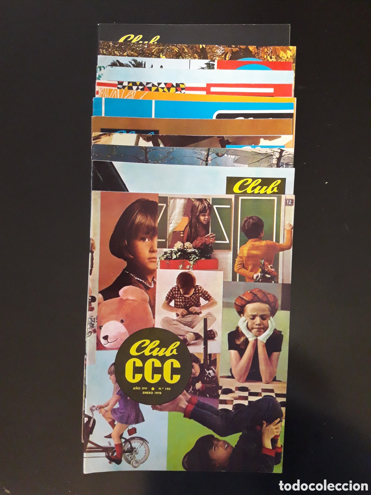 Collection Magazines and Newspapers: REVISTA CLUB CCC 1970 COMPLETO 12 N&Uacute;MEROS Y NUMEROSOS ENCARTES DE LA REVISTA