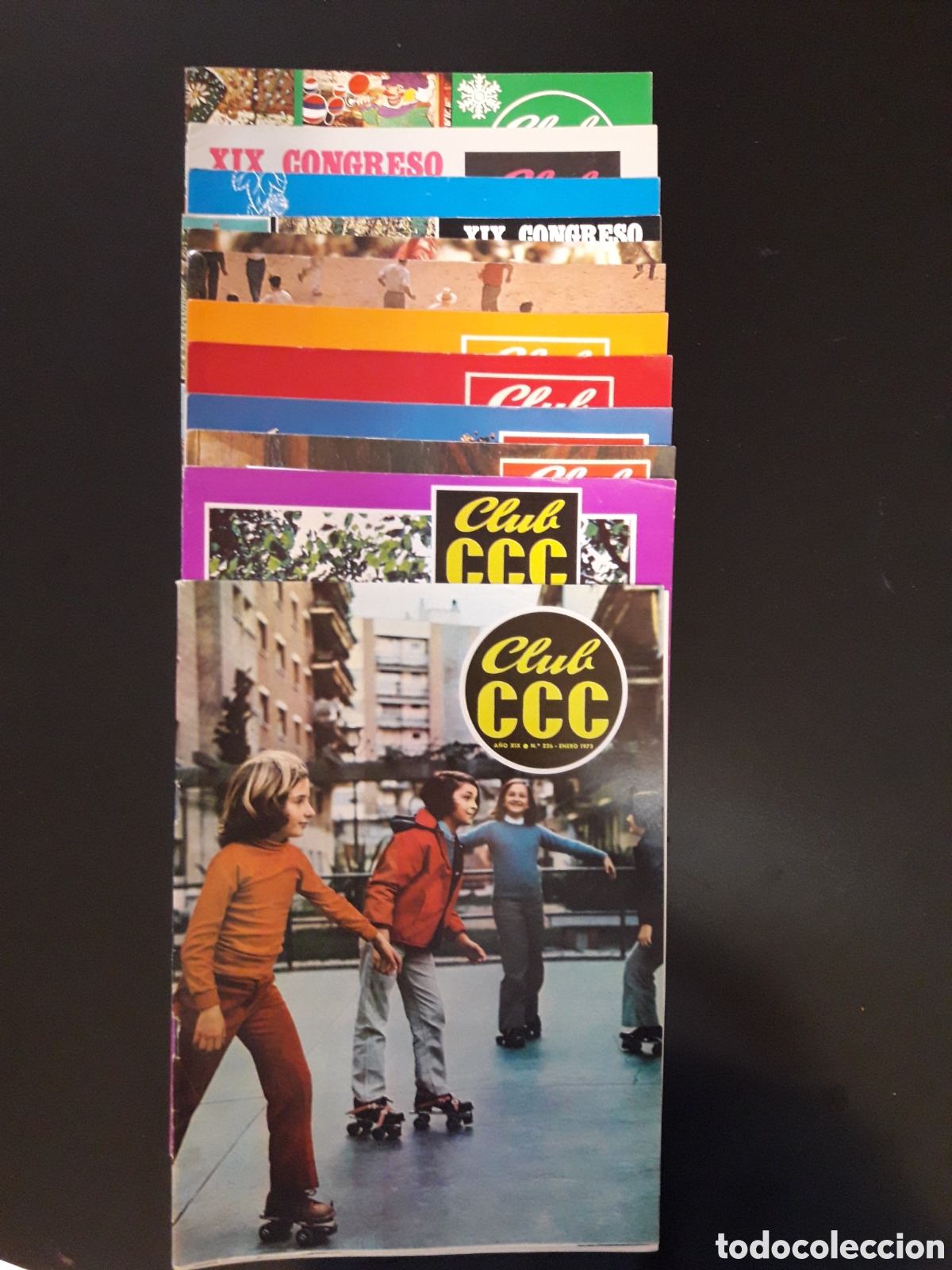Collection Magazines and Newspapers: REVISTA CLUB CCC 1973 COMPLETO 12 N&Uacute;MEROS Y NUMEROSOS ENCARTES DE LA REVISTA