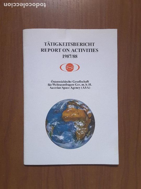 Colecionismo de Revistas e Jornais: Informe de actividades de la Asociaci&oacute;n Astron&aacute;utica de Austria 1987/88