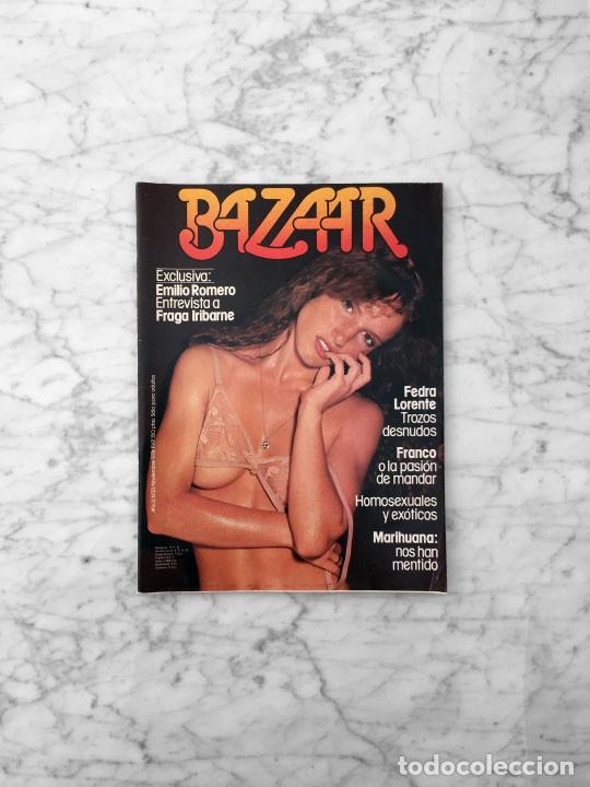 Coleccionismo de Revistas y Peri&oacute;dicos: BAZAAR - 1978 - EVA IONESCO, FRAGA IRIBARNE, FEDRA LORENTE, INES DE VILLALONGA 1870, SARA MONTIEL